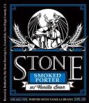 stone smoked porter wtih vb